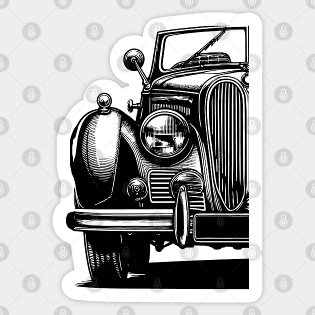 1935 315-1 Roadster Sticker by SquareFritz